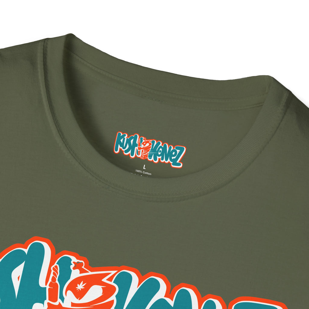 Unisex  Kush Konez Miami Dolphins Edition T-Shirt