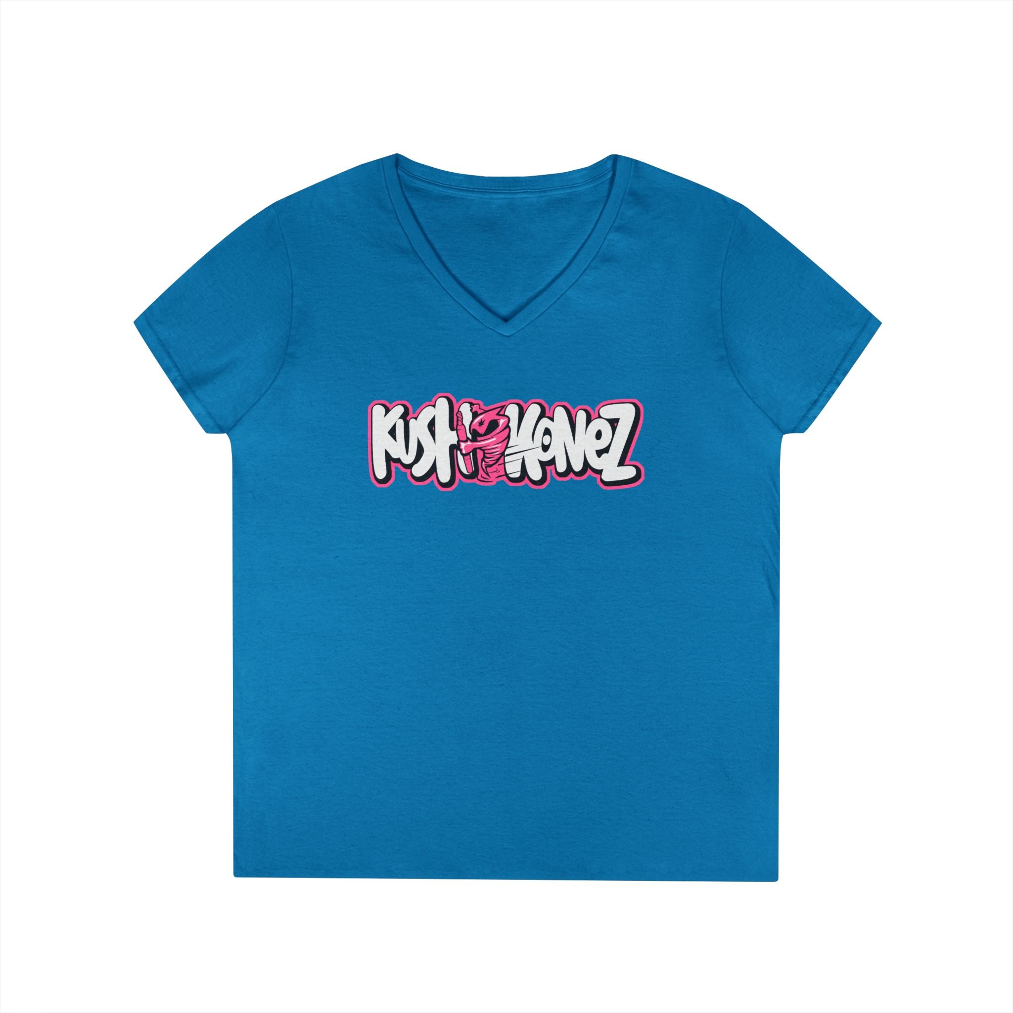 Ladies Kush Konez  V-Neck T-Shirt