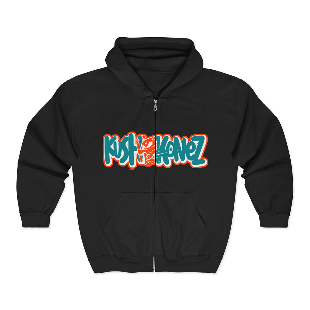 Kush Konez Full Zip Hooded Sweatshirt