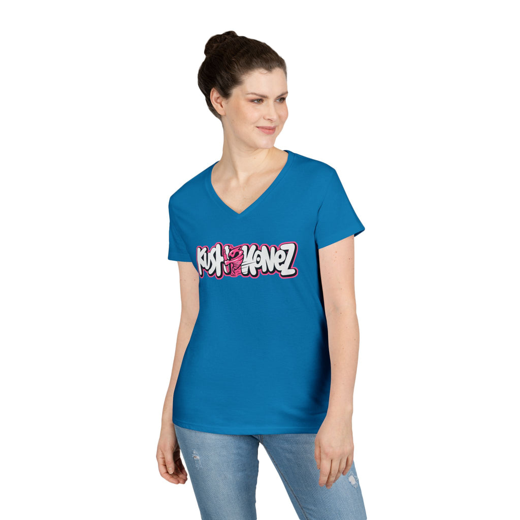 Ladies Kush Konez  V-Neck T-Shirt