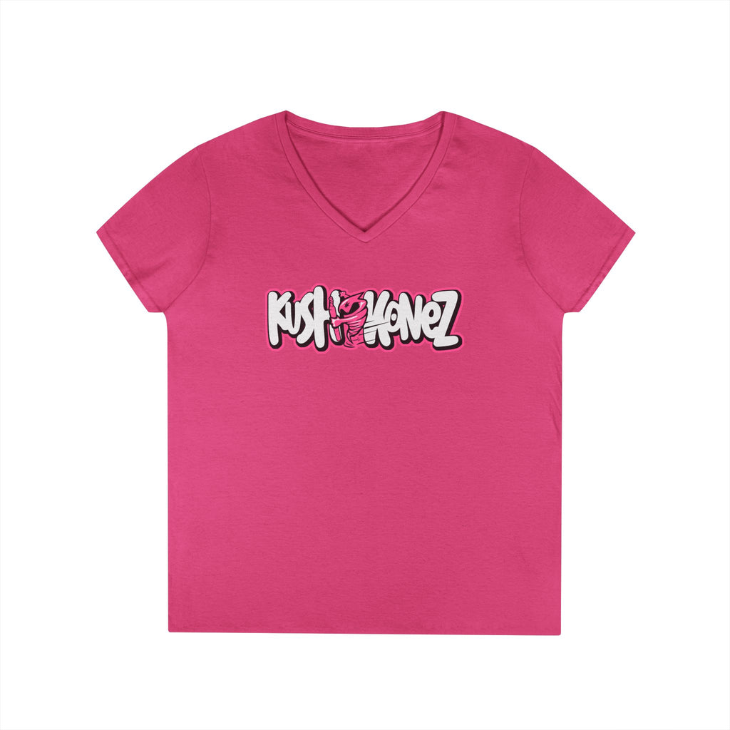 Ladies Kush Konez  V-Neck T-Shirt